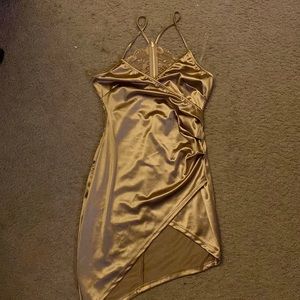 Gold dress